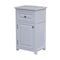 Alaterre Furniture Dorset 17"W x 29"H Floor Bath Storage Cabinet with Drawer and Door ANVA76WH - alternate 3